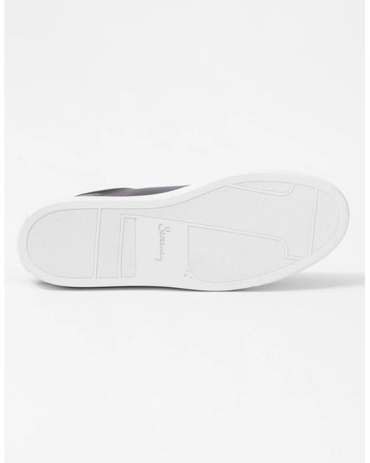 Oliver Sweeney Blue Hayle Antiqued Calf Leather Trainers for men