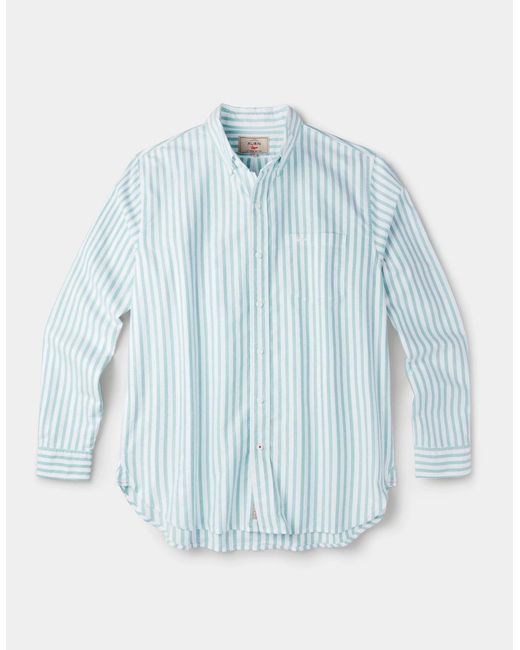 aubi Gray Aldridge Oxford Button Down Shirt for men