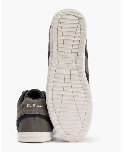 Ben Sherman White Keeler Trainers for men