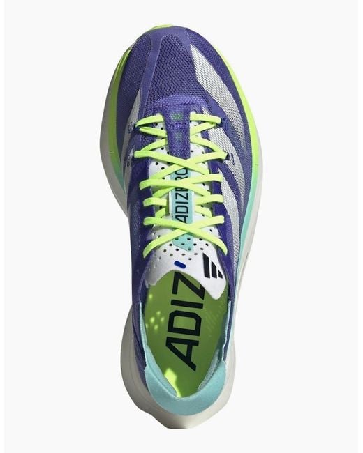 Adidas Blue Adizero Adios Pro 3 Shoes