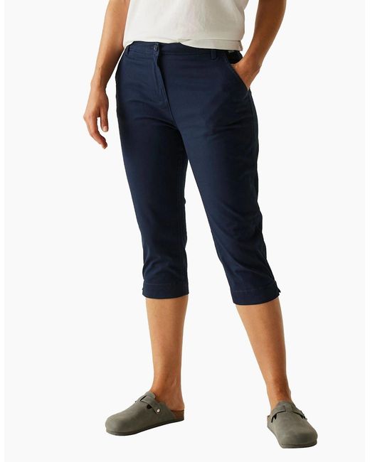 Regatta Blue Ladies Bayletta Capri Trousers