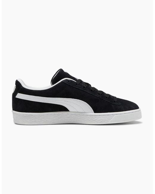 PUMA Black Classic Suede Trainers