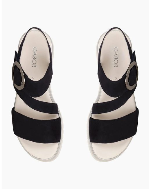 Gabor Black Amarillo Sandals