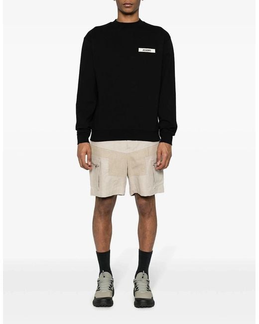 Jacquemus Black The Gros Grain Sweatshirt for men