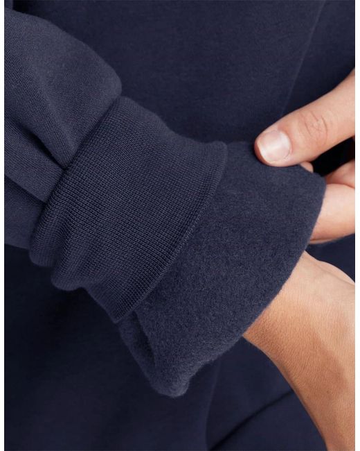 Under Armour Blue Oversize Fit Crew Neck Long Sleeve Sweatshirt