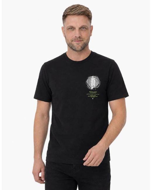 Marshall Artist Black Space Face T-Shirt for men