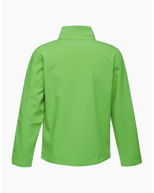 Regatta Green Standout Ablaze Printable Softshell Jacket for men