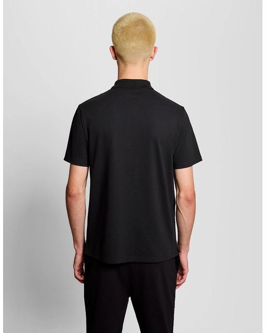 Lyle & Scott Black Sports Polo Shirt for men