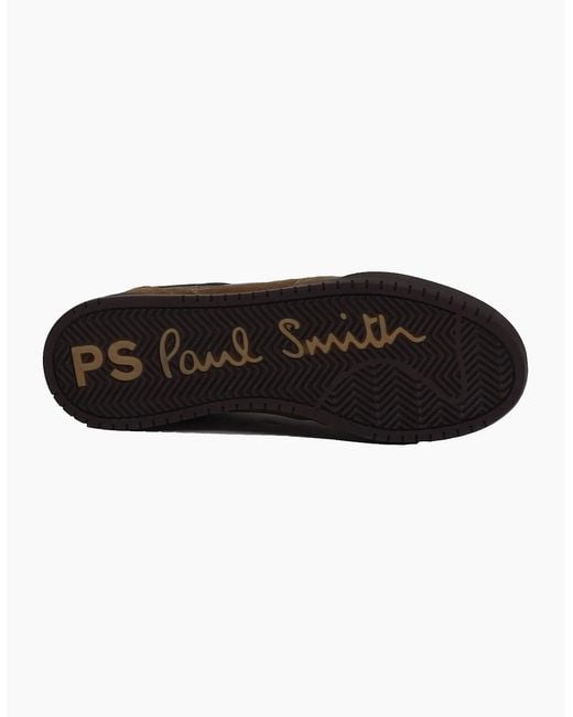 Paul Smith Black Dover Trainer/Khaki for men