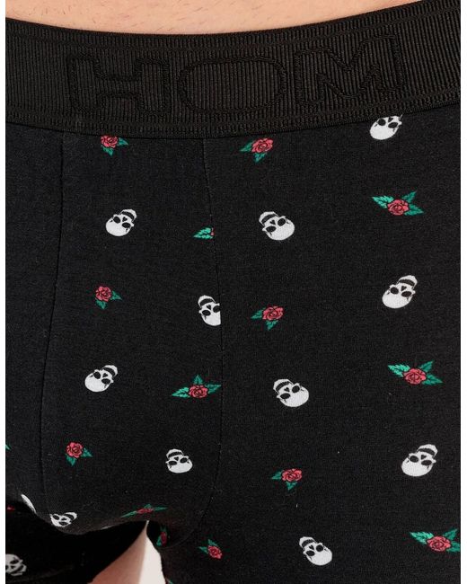 Hom Black Nevada Rock Boxer Trunk for men