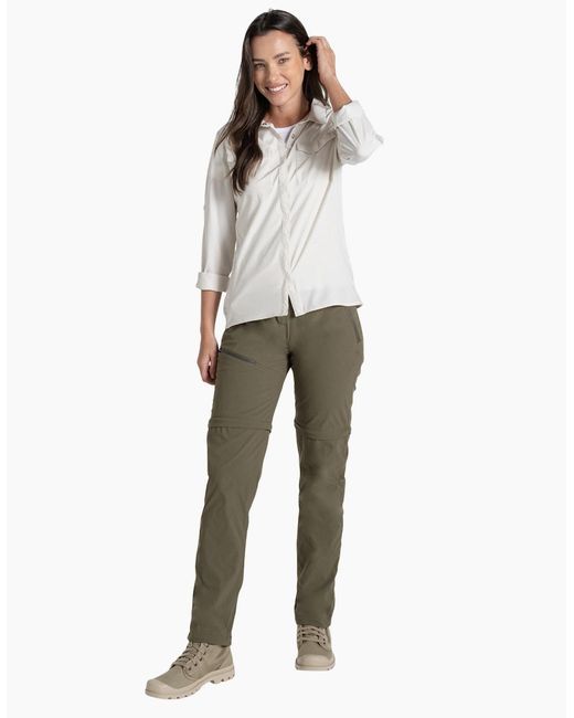 Craghoppers Green Ladies Pro Iii Nosilife Convertible Trousers