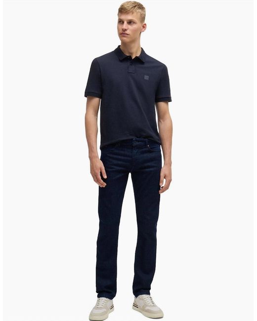 Boss Blue Delaware Slim Fit Jeans for men