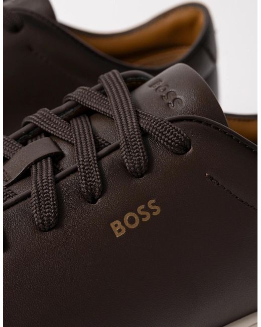 Boss Brown Boss Kieran Cupsole Sneakers for men