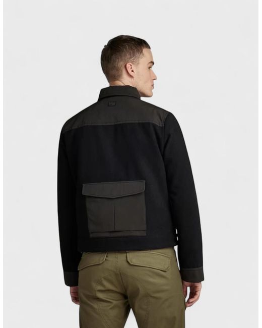 G-Star Black Raw Short Jacket for men