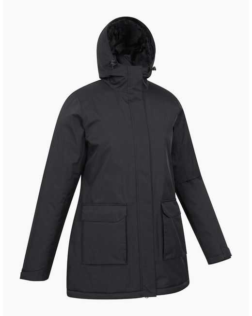 Mountain Warehouse Blue Ladies Ranger Water Resistant Padded Parka