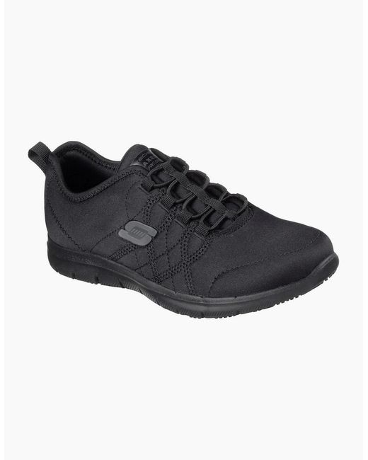 Skechers Black Ladies Ghenter Srelt Safety Shoes