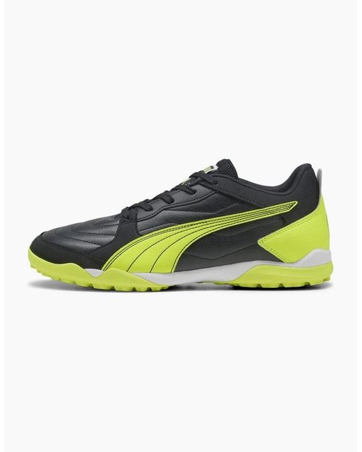 PUMA Black Pressing Iv Tt Astro Turf Football Boots for men