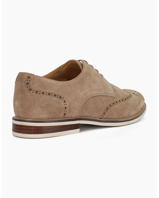 Dune Brown Stanford Shoes for men