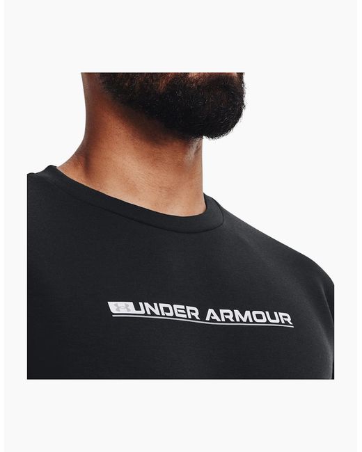 Under Armour Blue Sweatshirts Crew Neck Pullover Fleece Plain Casual Jumper for men