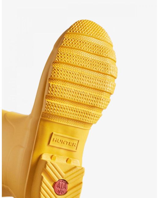 Hunter Yellow Original Tall Wellies
