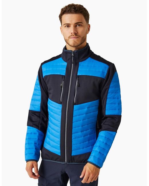 Regatta Blue Professional Thermal Hybrid Jacket for men