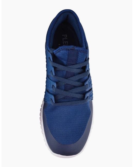Philipp Plein Blue Plein Sport Robinson Runner Trainers for men