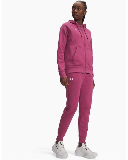 Under Armour Red Ua Rival Solid Slim Joggers