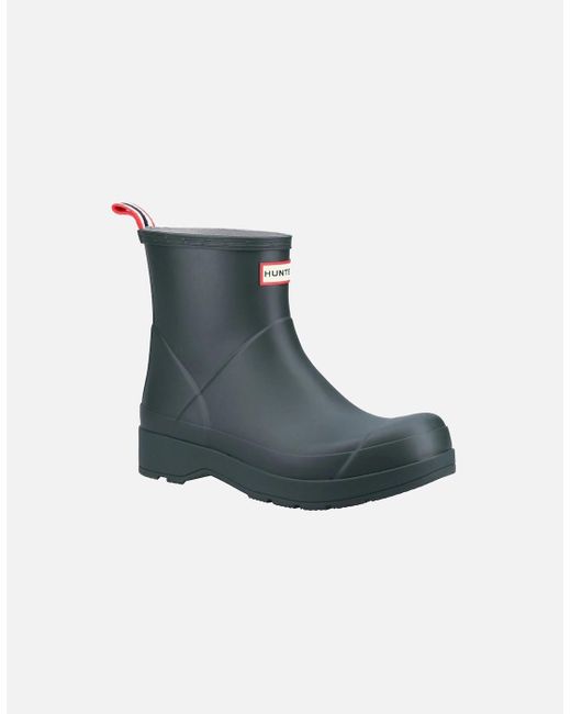 Hunter Blue Original Play Short Wellington Boots for men