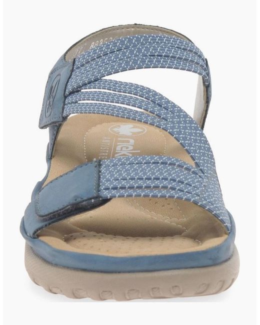Rieker Blue Locket Sandals
