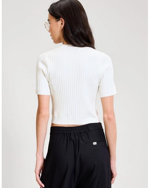 Ellesse White The Court Knitted Tee