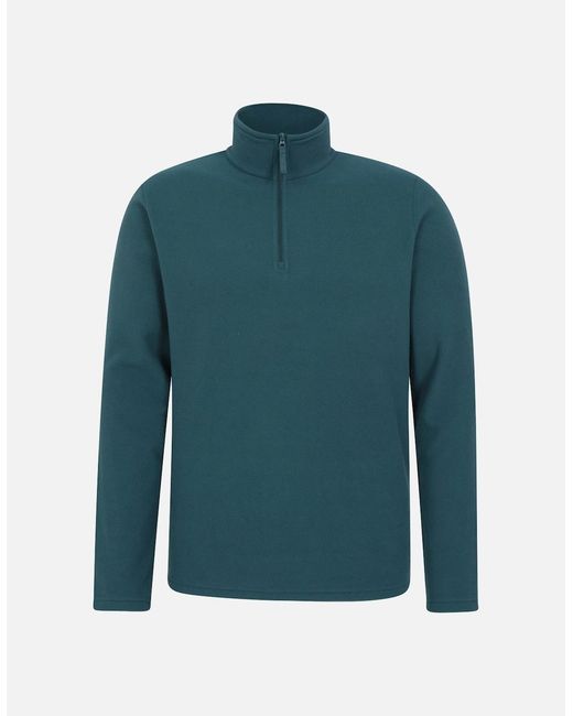 Mountain Warehouse Brown Camber Ii Half Zip Fleece Top for men