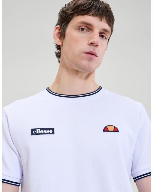 Ellesse White Belvider Tee