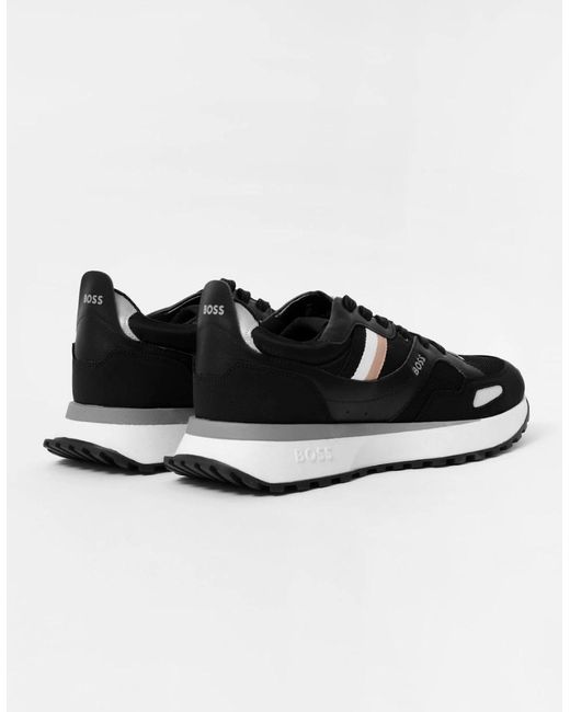 Boss White Boss Jonah Running Style Trainers With Eva Rubber Outsole Nos for men
