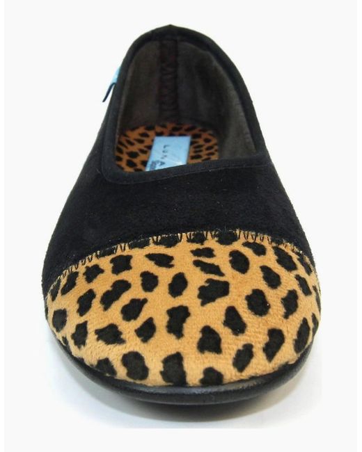 Lunar Black Kla 131 Jessie Slipper