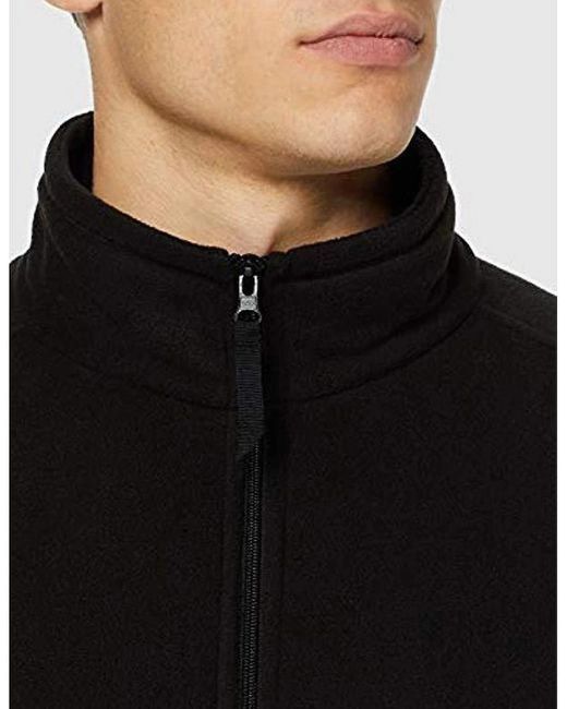 Regatta Gray Plain Micro Fleece Full Zip Jacket (Layer Lite) for men