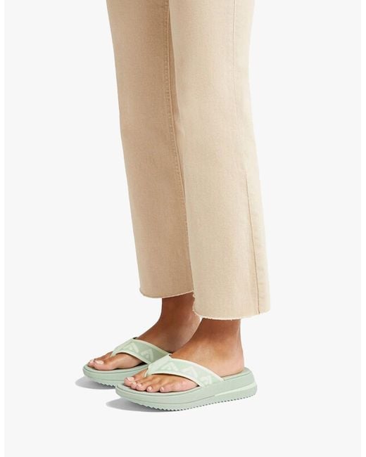 Fitflop Green Surff Webbing Toe Post Sagebrush