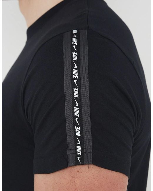 Nike Black Sportswear Repeat T Shirt for men