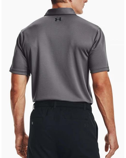 Under Armour Gray Tech Polo Shirt for men