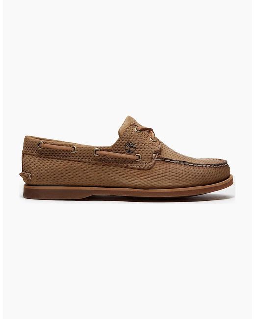 Timberland Brown Lake House Classic 2-Eye Boat Shoe for men