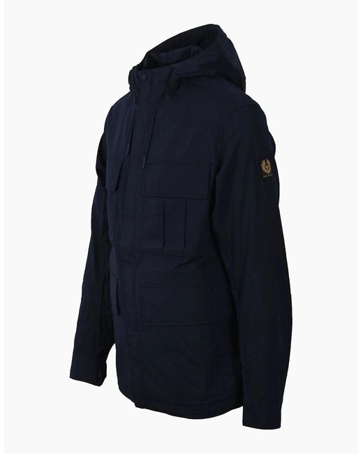 Belstaff Blue Cargo Jacket Dark Ink for men