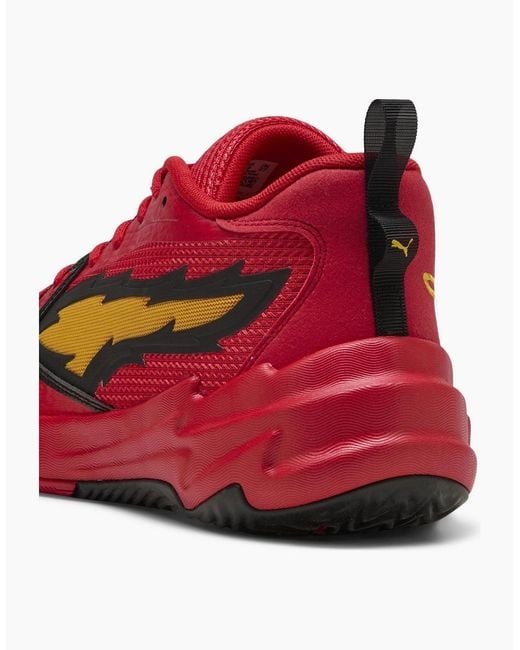 PUMA Red Scoot Zeros Retro Basketball Trainers for men