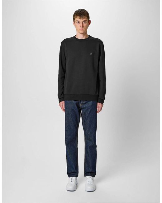 Boss Black Patch Crewneck Sweater for men