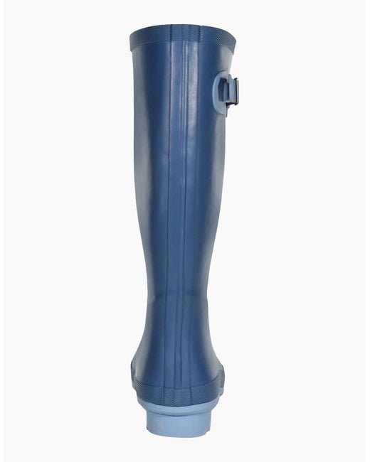 Regatta Blue Ladies Fairweather Shine Led Wellington Boots