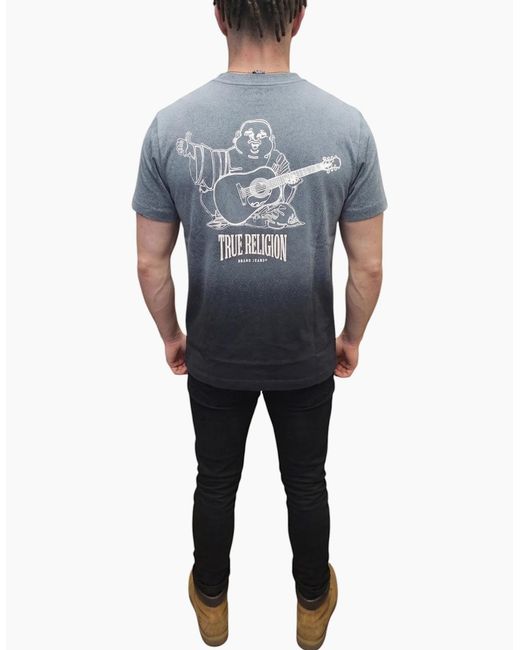 True Religion Blue 109300 T Shirts for men