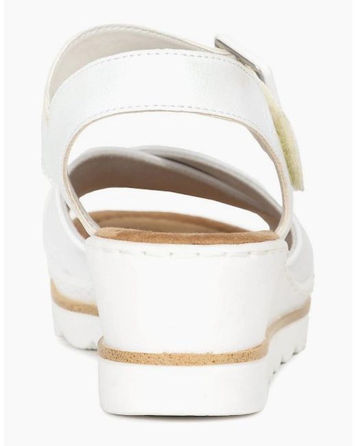 Rieker Metallic Jamaica Wedge Heel Sandals