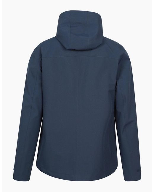 Mountain Warehouse Blue Ladies April Waterproof Jacket