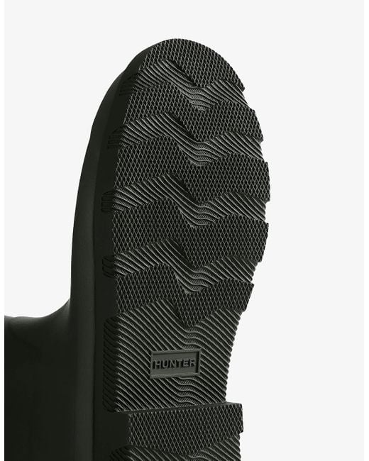 Hunter Black Downpour Adjustable Boot for men
