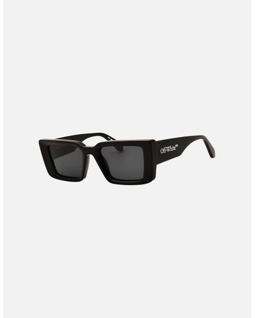 Off-White c/o Virgil Abloh Black Savannah Rectangle Frame Sunglasses