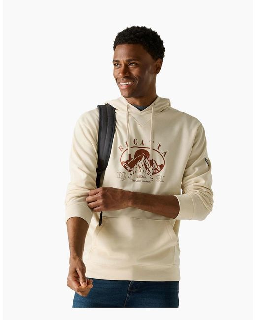 Regatta White Cline Mountain Hoodie for men