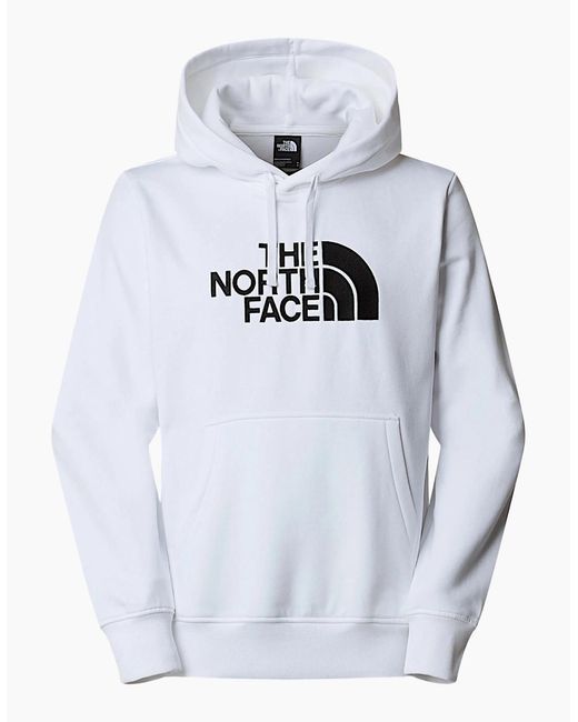 The North Face Gray Drew Peak Hoodie Casual Sweatshirts Overhead Pullover Hoody for men